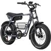 F.lli Schiano Bici Elettrica Fat Bike 20, Batteria 672Wh, EX20 | Bici Elettrica Uomo Donna, con Motore 250W 50Nm, Batteria Rimovibile, Ricarica USB-C