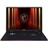 MSI RAIDER A18 HX A9WJG-291IT 18" UHD+ MINI LED AMD RYZEN 9 9955HX3D RAM 64GB-SSD 1TB NVMe-NVIDIA GeForce RTX 5090 24GB-WI-FI 7 + 2.5G LAN-WIN 11 HOME NERO (9S7-182L72-291)