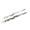 Ksikdeg Staffa Tab per Golf 6 R20 2009-2014 | Set di 2 pezzi in metallo, riparazione paraurti anteriore, accessori per allineamento clip, manutenzione esterna