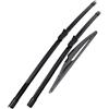 ZNAGDFVW Compatibile Con Fiat Per Panda MK3 2013 2014 2015 2016 2017 2018 2019 2020 2021 2022 2023 Spazzole Tergicristallo Anteriori Posteriori Set Tergicristalli Taglia 24 15 12