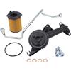 HouYeen Kit tubo di alimentazione olio turbo e filtro per Cit-roen Berlingo C2 C3 C4 C5 Xsara Picasso Fo-rd Focus MK2 C Max Peu-geot 1007 206 207 3008 307 308 407 5008 Partner Tepee 1.6 HDI TDCI