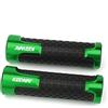 Voskooe manopole per moto Per Keeway SR125 TX 125 200 Vieste 300 RKR RKV RKF Accessori Moto Manopole Manubrio CNC Da 7/8'' 22MM(Green)