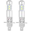 Gugxiom H1 LED Lampadina per Fari, Fendinebbia Acuto 2X H1 6000K Super White 100W LED Kit Lampadina per Fari Fendinebbia Luce Stradale per Fendinebbia per Auto Luce di Guida