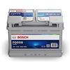 BOSCH Batteria 74, Ah 680, A/EN 0 092 P00 080 L 278mm B 175mm H 190mm Compatibilità con RENAULT Clio 2 BB0/1/2, CB0/1/2 Clio 4 Hatchback BH, VW Polo Hatchback 6R1, 6C1 Golf 4 Hatchback 1J1