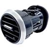 ZAMETTER Presa d'aria per cruscotto anteriore 8P0820901 per A3 S3 8P 2008-2012 ABS auto AC anteriore cruscotto aria condizionata HVAC griglia di ventilazione nero cromato