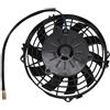 Pissente Ventola Radiatore Sottile 190mm 12V 80W Push Pull 10 Pale Curve | Kit universale con staffe di fissaggio, ideale per raffreddamento motore e ricambi agricoli