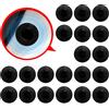jeseny 20 pezzi guarnizione anti-shock per portiera dell'auto, tappetino per silenziatore acustico in PVC, adesivo di protezione anti-collisione, cuscino universale per auto, colore: nero