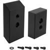 VersaGenius Rialzo sedile in alluminio per Jeep per wrangler per jl JLU per gladiator JT - Kit di sollevamento distanziale sedile anteriore 3/4 pollici Comfort per persone alte lavorato a CNC