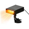 Quniwokid Riscaldatore Auto Portatile 12V/24V Elettrico Portatile Riscaldamento | Defroster per Vetri Per Inverno Camper SUV Pickup Furgone Rimorchio Van Monovolume Campeggio