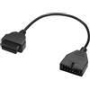 TIENFOKOTA OBD1 vers OBD2 GM 12 broches mâle vers 16 broches | Diagnostic OBDII Câble,scanner moteur,Outil lecture code d'erreur