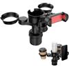 yijinyxm Portabicchieri Auto, Portabevande Porta Cellulare Auto, Regolabile Universale Porta Bottiglia Smartphone Supporto per Tazze Thermos, Tazze da Caffè, Lattine per Bevande (Nero)