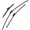 michenggg Set 3 pezzi tergicristallo per Ford Ecosport 2013-2017 22+16+11in - anteriori e posteriori, spazzole parabrezza