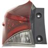 EDA PREMIUM auto FANALE POSTERIORE Sinistra 8156102A61 compatibile per TOYOTA AURIS E18 2015-2018, adatto per H/B, esterno, ECE