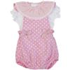 Nene Shop PAGLIACCETTO NEONATA SALOPETTE E BODY - POIS ROSA