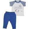 Nene Shop COMPLETO NEONATO BAMBINO MEZZA MANICA CON PANTALONE - BARCA