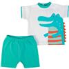 Nene Shop COMPLETO NEONATO BAMBINO MEZZA MANICA - COCCODRILLO