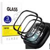 X-Dision [3 Pezzi Pellicola Protettiva Compatibile con Fitbit Versa 3,[Resistente ai Graffi, Alta Definizione][3D Curved Full Cover] Pellicola Protettiva per Fitbit Versa 3