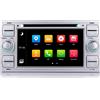 iFreGo Autoradio Touchscreen da 7 pollici 2 Din per Ford Focus/C-max/S-max/Galaxy/Fusion/Transit, Navigazione GPS, autoradio DVD CD, radio Bluetooth, Autoradio Windows CE6.0