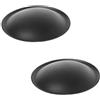 WEB world electronic business Set 2 Pezzi - Set 2 pezzi - Cupola Copripolvere per Altoparlante Diametro 130 Dust Cap per Riparazione Subwoofer e Woofer - Nero