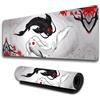 Treer Tappetino Mouse Antivegetativa,Tappetino Mouse XXL/XL/L, Tappetino Mouse Gaming Moderno,Tappetino Scrivania con Base Gomma Antiscivolo,Mouse Pad per Ufficio e Casa (700x300x3mm,Pesce)