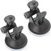 ThtRht 2 supporti a ventosa per dash cam con filettatura da 1/4 di pollice per parabrezza per auto, cruscotto, GPS, guida DVR, action camcorder, telefono, videoregistratore