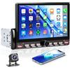 Rimoody Autoradio 1 Din con Bluetooth IOS/Android Mirror Link FM Radio, 7 Pollici Touchscreen Autoradio Single Din con Vivavoce Bluetooth USB/AUX/TF Controllo del Volante Telecamera Posteriore