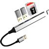 zoyuzan Hub USB 3.0, adattatore a PC, lettore di schede SD, Micro SD, docking station, cavo, porte esterne, memoria multiporta, MacBook, estensore, connettore multi pendrive, portatile, dati Express, dongle