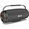 on ON09 - Altoparlante Bluetooth portatile potente - Bassi profondi - Altoparlante Nomade interno esterno - USB, scheda SD, AUX - Power Bank - TWS - Luci RGB - IPX5 - Maniglia corda marina