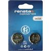 Renata 2450N, Batteria Bottone Litio 3V, CR2450N, (1 x Set da 2) - 2 Pile