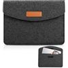Cagrin Custodia per tablet 9-11 pollici in feltro con tasca per accessori | Feltro Spesso, Fodera Morbida, Tasca Frontale Per Accessori, Design Sottile 9-11 Pollici