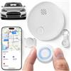 Lizoak Mini localizzatore magnetico per auto, senza costi mensili, localizzatore in tempo reale con app per Android e iOS, per auto, biciclette, bagagli, animali domestici, tracce visibili