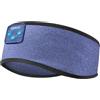 Voerou Cuffie Wireless per Dormire, Fascia Bluetooth 5.4, Lato, 12H | Altoparlanti 0,2, tessuto traspirante, lavabile, ricarica USB-C, vestibilità 20-23,5, 2 anni garanzia.