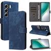 BELLA BEAR Cover Tecno Camon 40 4G, [Tecnologia di Blocco RFID] Custodia per Tecno Camon 40 4G, Custodia Tecno Camon 40 4G con [Supporto Scheda] [Funzione Kickstand]-Blu