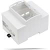 LUCKFOX DIN Rail ABS Enclosure with Clear Top for Raspberry Pi 4