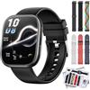 Mingtawn Smartwatch Donna, 7 Cinturini—Regalo Perfetto Donna, 1,83'' Orologio Smartwatch Chiamate Bluetooth, Smart Watch con 100+ modalità Sportive/Sonno/Cardiofrequenzimetro/SpO2 per Android iOS