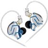 EZ EAR KINBOOFI KZ ZS10 Pro - Auricolari in-ear monitor Bass KZ, 4BA 1DD KZ, multi driver per Systerm, auricolari KZ sul palco, per cantanti, chitarristi e batteristi (blu riflesso, senza microfono)