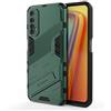 TingYR Cover per Realme 7 Cover, Supporto Pieghevole, Cover Telefono Antiurto in TPU/PC, Custodia per Realme 7.(Verde Scuro)