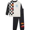 Disney Cars Lightning McQueen Completo Bambino | 100% Cotone Morbidissimo, Prodotto Ufficiale Disney, Vita Elasticizzata, Maniche Lunghe Per L'autunno E I'inverno
