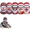 Generico Passamontagna da sci con volto realistico anziano Vecchio brontolone | maschera da sci da vecchio, maschera da sci 3D divertente e originale per uomo, look invernale esilarante, copertura completa