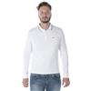 Emporio Armani Armani Uomo Polo Manica Lunga in Cotone Piquet Bianco M