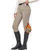 WILLIT Pantaloni da equitazione da donna, invernali, foderati, in pile, con inserti completi, per equitazione, equitazione, pantaloni termici con tasche, passanti per cintura