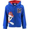 E PLUS M Paw Patrol, felpa con cappuccio da ragazzo, con chiusura lampo, felpa con cappuccio, felpa in pile di cotone, taglia 98-128