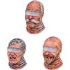 Qiumoney Maschera da sci divertente e realistica con viso maschera da sci da vecchio, maschera da sci 3D divertente e originale per uomo, look invernale esilarante, copertura completa, per uomo