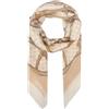 GUESS Foulard con Stampa Logo 4G e Catena, 120 x 120 cm