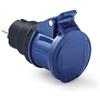 nextradeitalia 1PEZZO ROSI ART.1868 ADATTATORE SCHUKO - 2P+T-220V