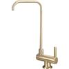 XDSMB Rubinetto Monocomando Pieghevole Acqua Fredda Osmosi Inversa Miscelatore Depuratore Acqua Cucina Girevole 360°,Oro Spazzolato
