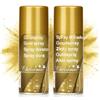 com-four® 2x Set di vernice spray color oro, Spray metallizzato | Spray dorato per decorazioni natalizie