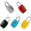EASYKEENECOM 5 Pezzi Lucchetto Combinazione Piccolo, 3 Cifre Lucchetto Valigia Lucchetti Armadietto Palestra, Lucchetto con Combinazione per Bagagli Esterno Valigia Palestra