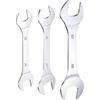 QUARKZMAN Set Di 3 Chiavi a Doppia Apertura Sottile 22×24/24×27/30×32mm | Metric Super Thin Small Flat Head Wrench Mirror Polished Open Ended Spanner, per Riparazioni Automobilistiche