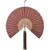 Bloomingville Jaime - Ventaglio decorativo da parete in bambù, colore: Rosa